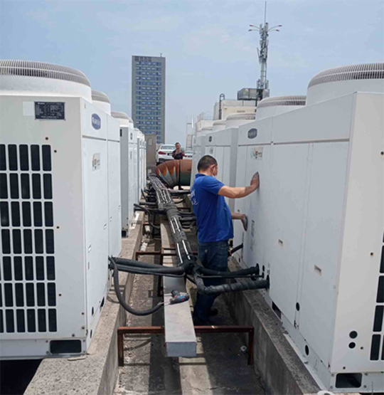 明溪中央空调制热和不制冷系统维修方法